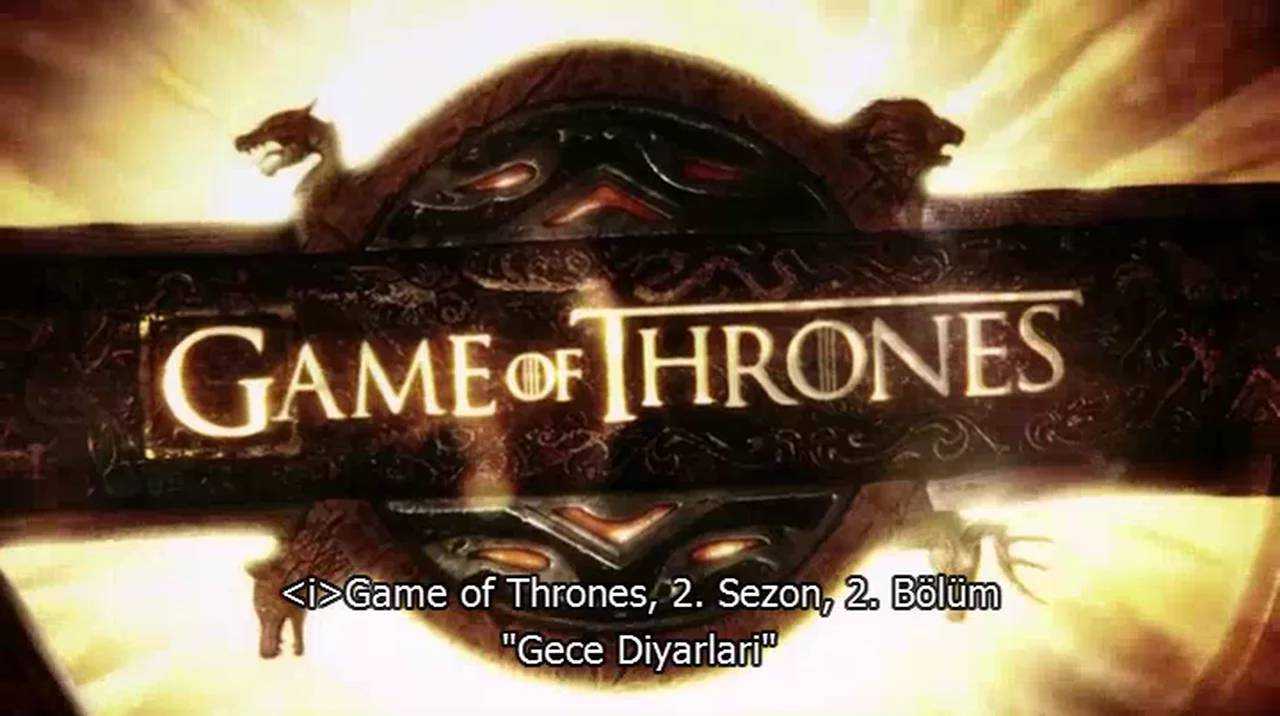 Game of Thrones 2.Sezon 2.Bölüm izle